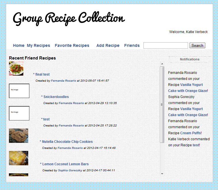 Group Recipe Collection